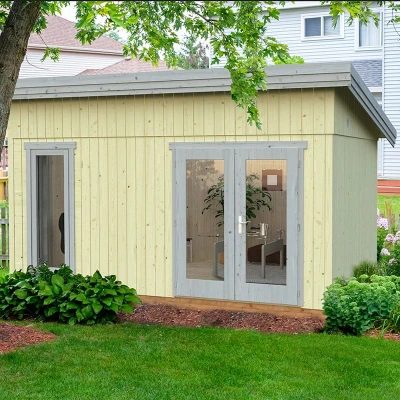 Image of Palmako Simone 5m x 3.9m Pent Log Cabin (88mm)