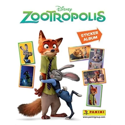 Image of Panini Disney Zootropolis Sticker Starter Pack Album &amp; 31 Stickers