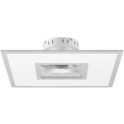 Image of Lindby LED ceiling fan Romea, angular, DC, quiet, 60 cm