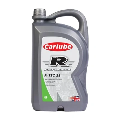 Image of Carlube Triple R 5W 40 ACEA A3/B4, API SN Fully Synthetic Engine Oil TEC 28 5L