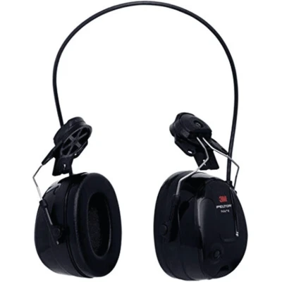 Image of 3M PELTOR ProTac III Headset, 31 dB, Black, Helmet Mounted, MT13H221P3E