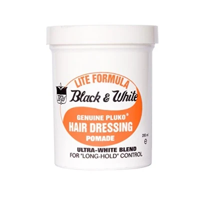 Image of Black and White Lite Pomade 200ml