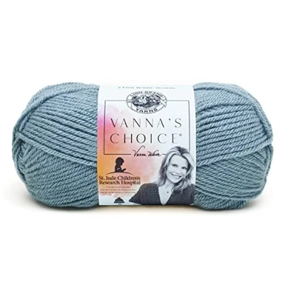 Image of Lion Brand Yarn Company 1 Piece Vanna&#039;s Choice Yarn, Dusty Blue, 860 108A