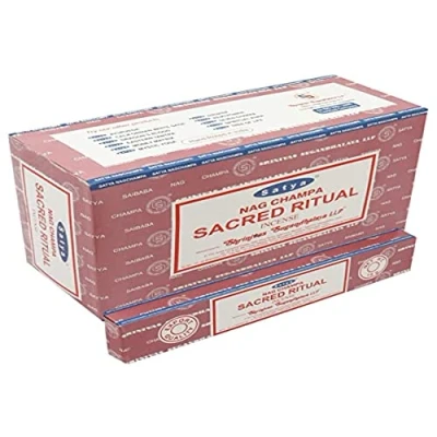Image of Satya Incense Sticks, Black, Sacred Ritual