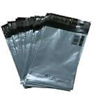Image of Grey Mailing Bags Strong Poly Postal Postage Post Mail Self Seal (12&quot; x 16&quot; 100)