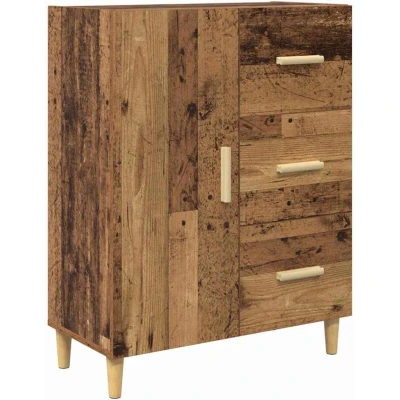 Image of vidaXL Sideboard Old wood 34 x 69.5 90 cm Engineered