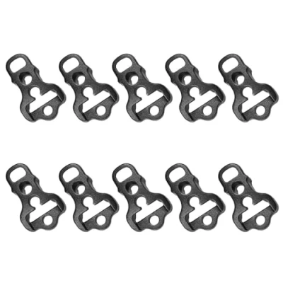 Image of XINYIN 10Pcs Tent Guyline Rope Buckles Cord Runners Guy Tensioners Line Adjuster Stopper Tightener