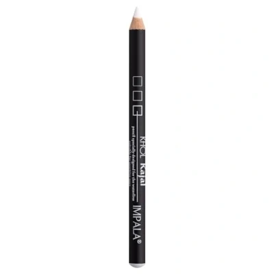 Image of IMPALA Waterproof Khol Eyeliner I Pencil Color 84 White Eye Liner Perfect Line, Intense Look Water Resistant and Long Lasting Soft Creamy Formula Makeup