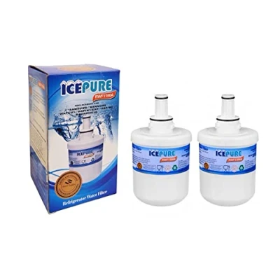 Image of IcePure RFC1100A Fridge Water Filter Compatible with Samsung DA29 00003G Aqua Pure Plus HAFIN2/EXP (2 Pack)