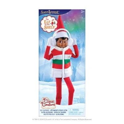Image of Claus Couture Collection of Elf on the Shelf Clothes 2024 (Bundle Up Puffer Vest)