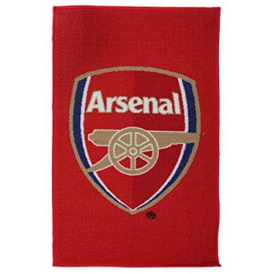 Image of Arsenal Football Club FC Bedroom Floor Rug/Mat (50 x 80 cm) (Red)