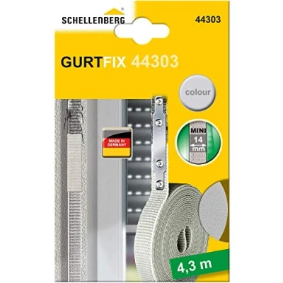 Image of Schellenberg 44303 Reparatursatz der Gurt Rollladen Breite Grau Gurtfix Repair kit for Belt Roller shutters Width 14 mm in Grey