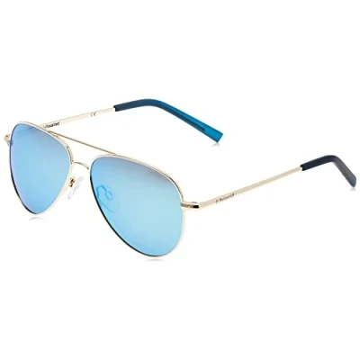 Image of Sunglasses Polaroid Pld 8015/n col. j5g/jy Child Pilot Gold