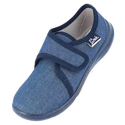Image of Beck Boy&#039;s Basic 550 Slippers, Blue, 9 UK Child