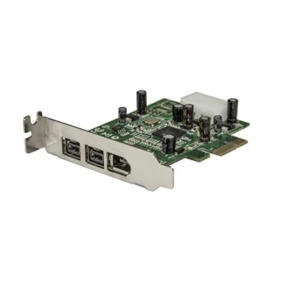 Image of StarTech.com 3 Port 2b 1a Low Profile 1394 PCI Express FireWire Card Adapter 1394a PCIe 400 (PEX1394B3LP)