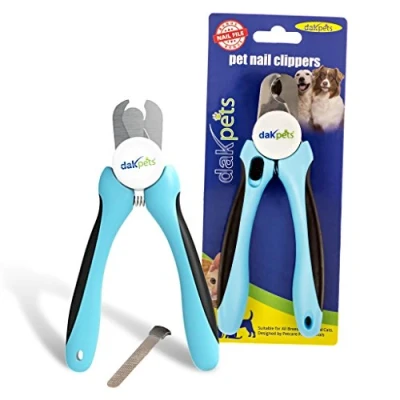 Image of DakPets Dog Nail Clippers Professional Claw for Medium to Large Breeds Pet Dogs with Safety Guard and File Clipper, Trimmer Cutter Nails Claws