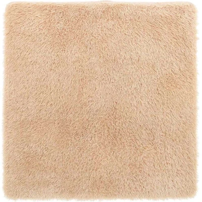 Image of vidaXL Shaggy Rug High Pile NAVARRA Beige 160x160 cm Polyester
