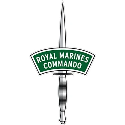 Image of ROYAL MARINES COMMANDO DAGGER REAR WINDOW CAR STICKER