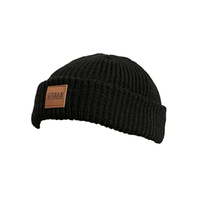 Image of Urban Classics Dogger Beanie, Men&#039;s, Size: One Size, Black