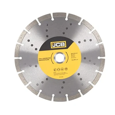 Image of JCB Segmented Diamond Blade, 230mm Angle Grinder Discs 2.6mm Thickness Universal Fit Tool Set Essentials for Home Improvement &amp; On Site