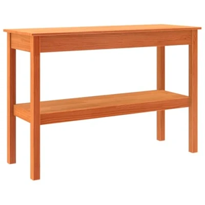 Image of vidaXL Console Table Wax brown 110 x 40 75 cm Solid pine wood
