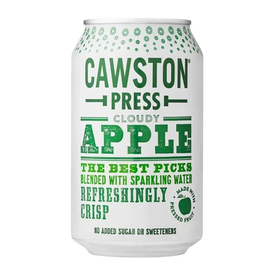 Image of Cawston Press Fizzy Apple Cans with Pressed Juice (330ml)