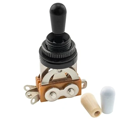 Image of Musiclily Pro 3 Way Pickup Selector Toggle Switch for Les Paul Style Electric Guitar, Black