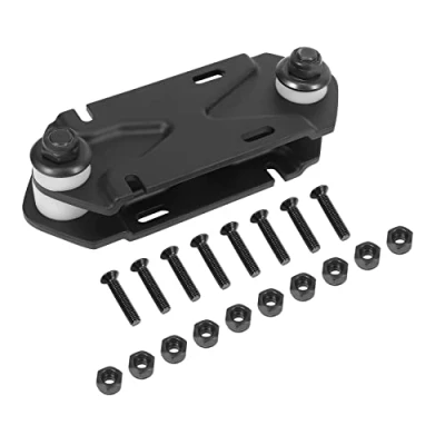 Image of Mengmen Waterborne Rail Adapter Surfskate Truck Fits Any Board &amp; Like a,Rail Adapter,Black
