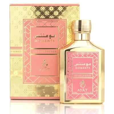 Image of Eau de Parfum The Gold Series MOMENTS 100 ml Arabian Fragrance for Women An Oriental Sensual Designed and Made in Dubai (Moments)
