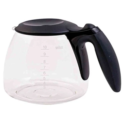 Image of Braun KFK 500 Glass Jug Lid (Suitable for Passion) Black/Grey