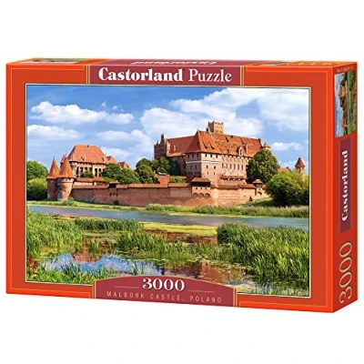 Image of Castorland CSC300211 Hobby Panoramic Malbork Castle, Poland Jigsaw Puzzle, 3000 Pieces Set, Multicolour