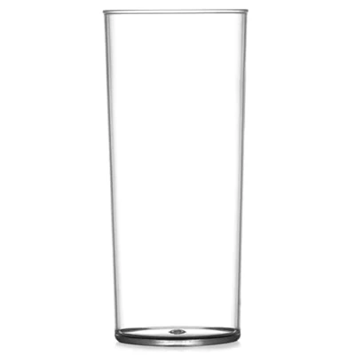 Image of Elite Premium Polycarbonate Hiball Glasses 12oz CE Lined at 10oz Set of 12