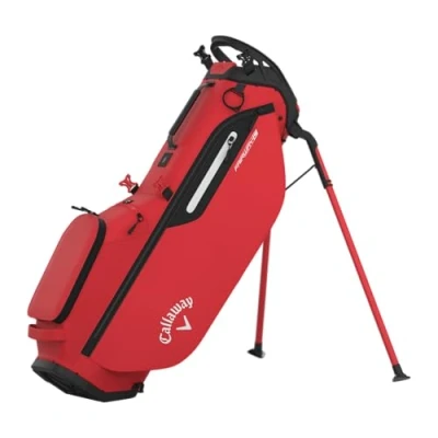 Image of Callaway Golf Fairway C Lightweight Stand Bag 2025, Fire Red/Black/White