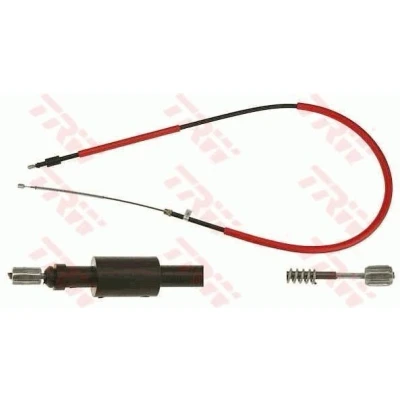 Image of 474598 Brake Cable TRW GCH1316 1565mm Drum PEUGEOT: 306 Hatchback