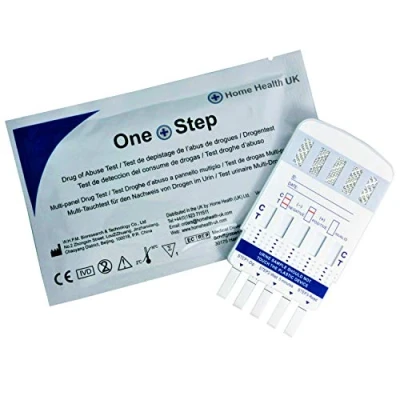 Image of 3 x 5 Panel Urine Home Drug Test Kit Tests for Cocaine, Heroin, Speed, Valium and Methadone