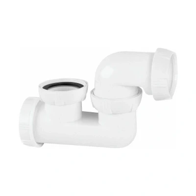 Image of Bathroom Round Bath Shower Waste Trap Bottle Plug Drain Kit Swivelling Outlet