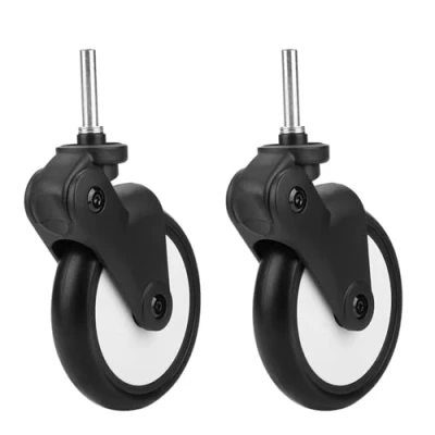Image of 1 Pair Baby Stroller Front Wheel Rubber Replaceable Set Babyzen Yoyo Replacement 7.9 * 5.9 2.8in