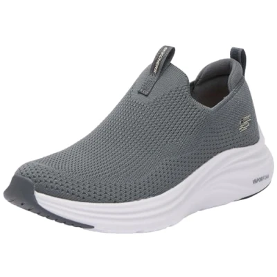 Image of Skechers Women&#039;s Vapor Foam True Classic, Charcoal Knit/Trim, 6.5 UK
