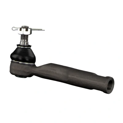 Image of 4504649125 Track rod end FEBI BILSTEIN 43147 Front Axle Left with crown nut TOYOTA: Avensis Verso