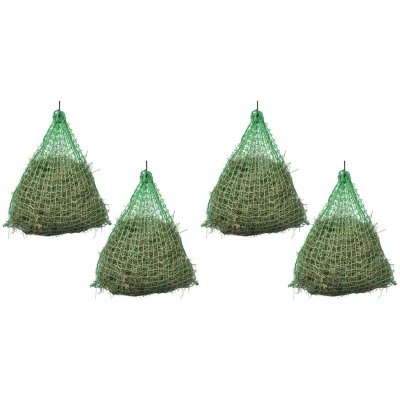 Image of vidaXL Hay Nets 4 pcs Round 0.75x0.75 m PP