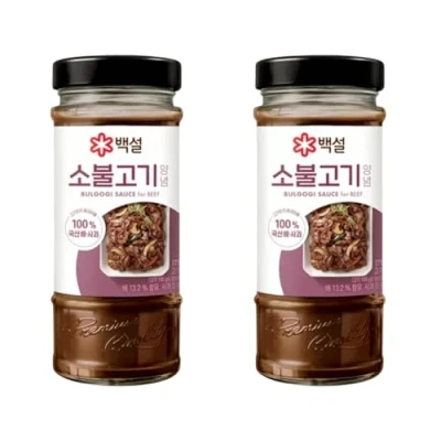 Image of CJ Beksul Beef Bulgogi Marinade Korean BBQ Sauce 290g (Pack of 2)