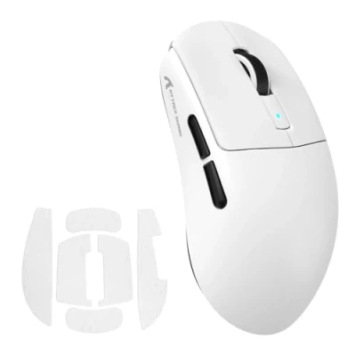 Image of MAMBASNAKE x ATTACK SHARK R6 39g SUPERLIGHT Mouse with Grip Tape, PixArt PAW3950MAX Gaming Sensor, Wireless 8K, MCU Nodic 52840, BT/2.4G/Wired Mouse, Adjustable DPI 42000, for Win11/Xbox/PS/Mac
