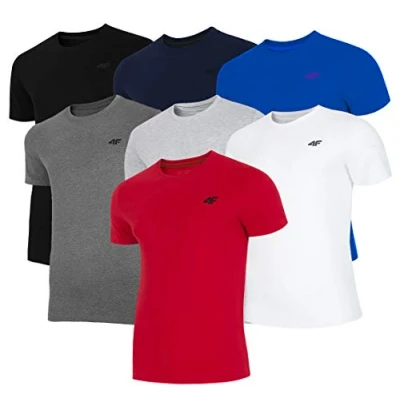 Image of 4F Men&#039;s Nosh4 tsm003 36s_XL T Shirt, red, S