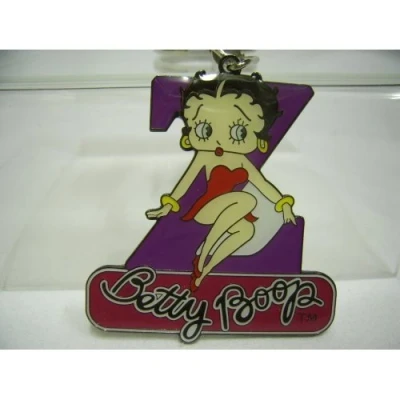 Image of Letter Z Keyring, Betty Boop