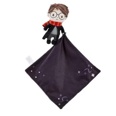 Image of Rainbow Designs Harry Potter Comfort Blanket for Newborns Soft Velvety Comforter with Star Details Huggable Cuddle Companion Babies from Birth