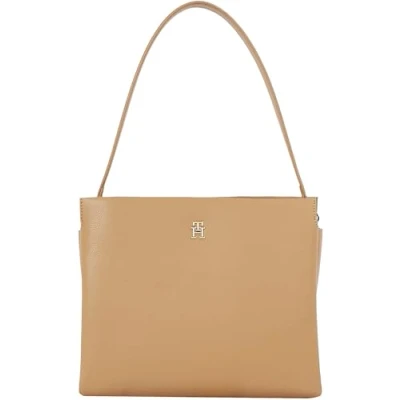 Image of Tommy Hilfiger Legacy Satchel Handbag, Women&#039;s, Size: One Size, Khaki
