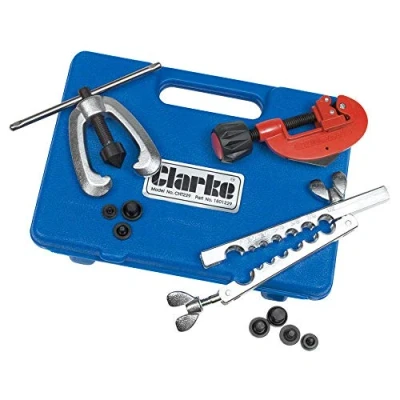 Image of Clarke CHT229 Brake Pipe Flaring &amp; Cutting Kit Set
