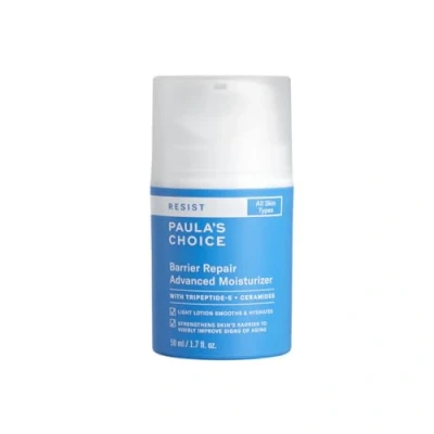 Image of Paula&#039;s Choice RESIST Barrier Repair Advanced Moisturiser Anti Ageing Night Cream Hydrates &amp; Soothes for Firmer Looking Skin with Ceramides All Types 50 ml