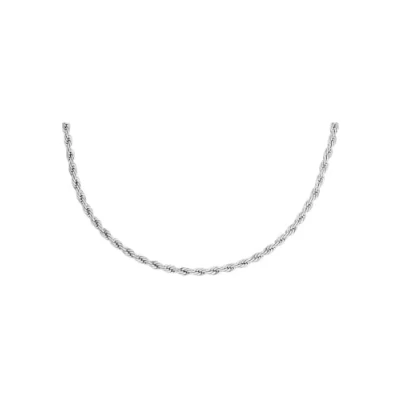 Image of Fossil Men&#039;s Jewelry Silver Stainless Steel Necklace, JF04821040