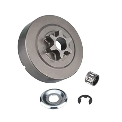 Image of Cancanle 3/8 6T Clutch Drum Sprocket Washer E Clip Kit for STIHL 017 018 021 023 025 MS170 MS180 MS210 MS230 MS250 Chainsaw